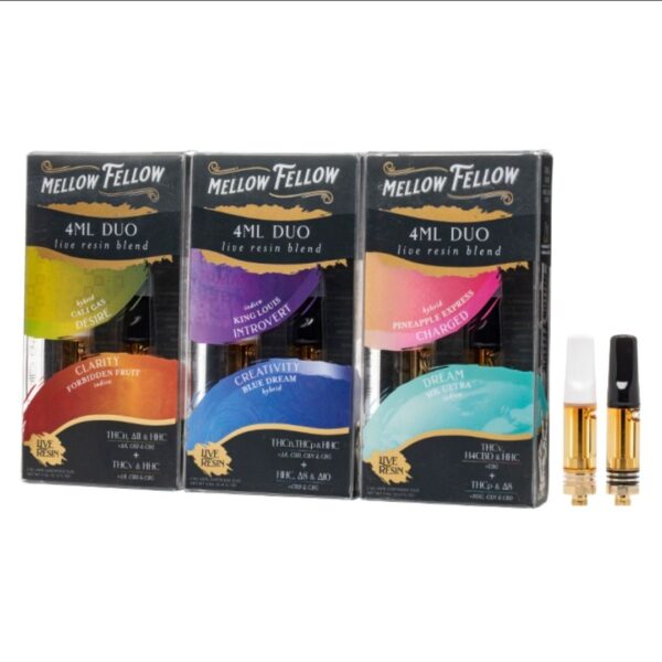 Mellow Fellow 2G THC Duo Cart