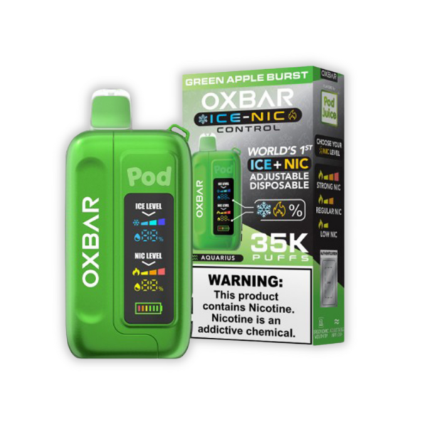 Oxbar Ice-Nic Control Disposable Vape 35K